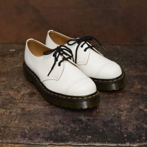 1461 White Bex Toe Cap Made in England 3 Eye Shoe