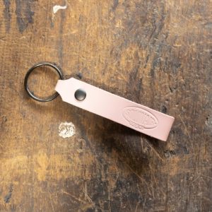 Solovair Leather Keyring Blush Pink