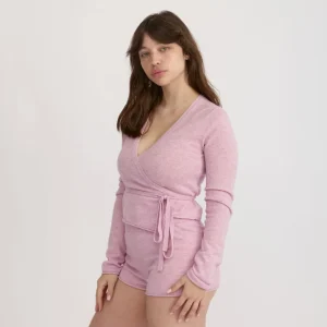 Fine Knit Wrap Cardigan