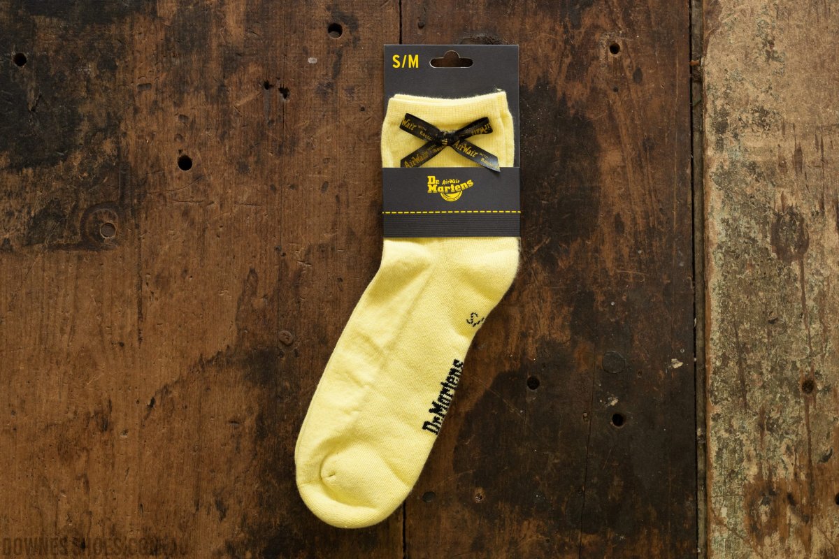 Dr Martens Bow Ankle Sock Lemon